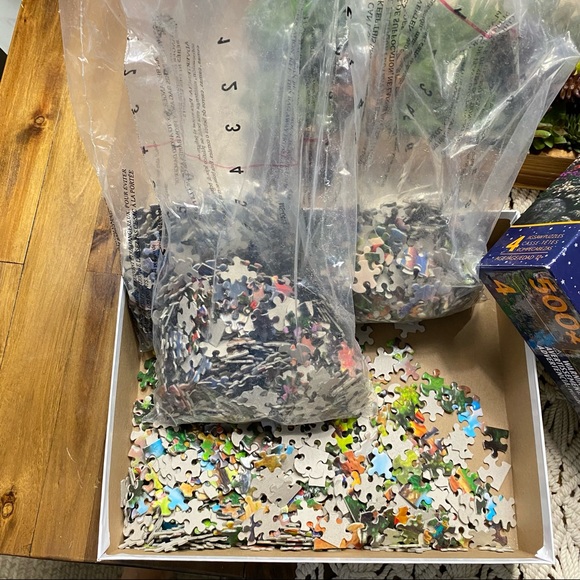 Barnes & Noble Toys Disney Thomas Kinkade 4 50 Pc Puzzles Poshmark